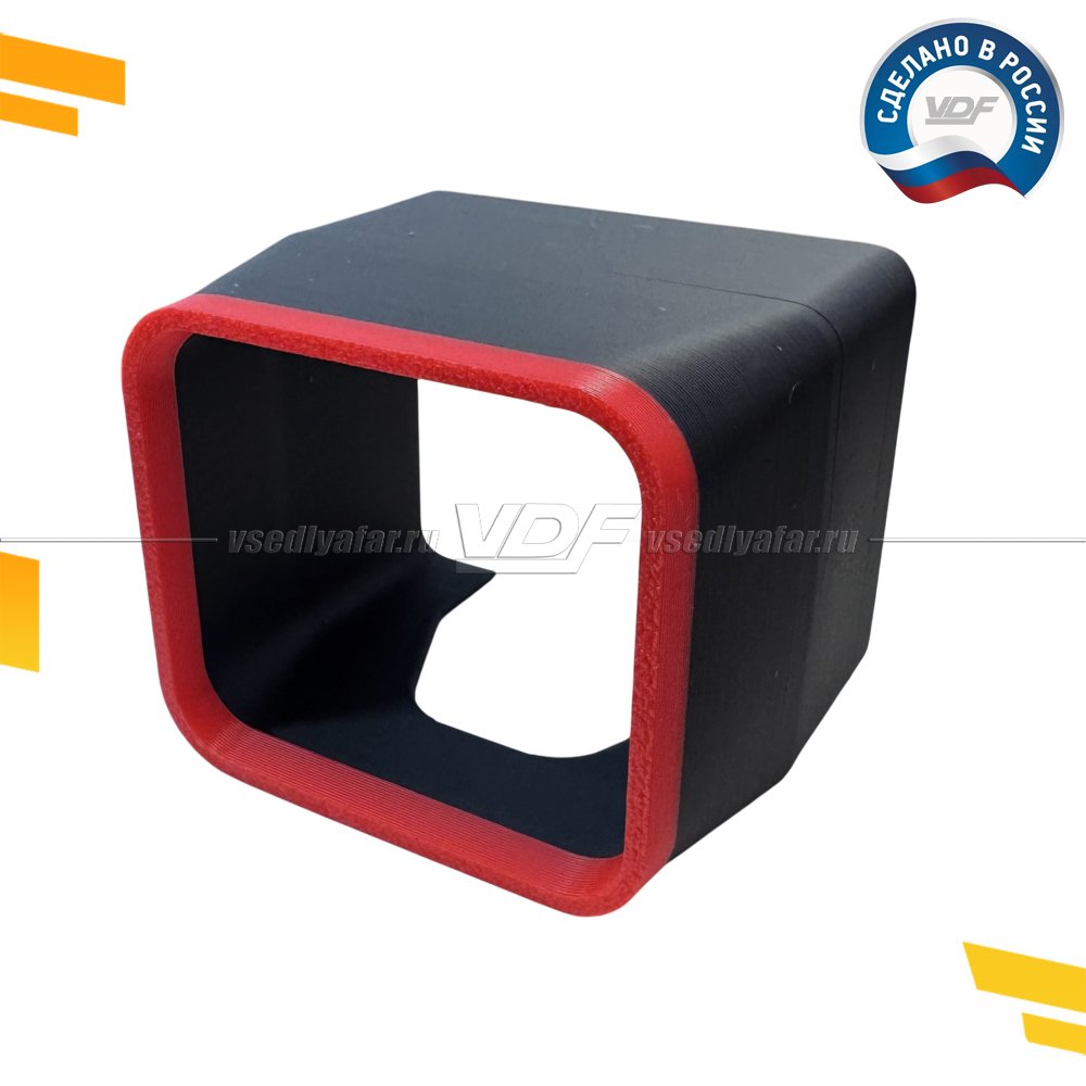 Бленда (маска) для наборных модулей, вариант № 3 Красная окантовка