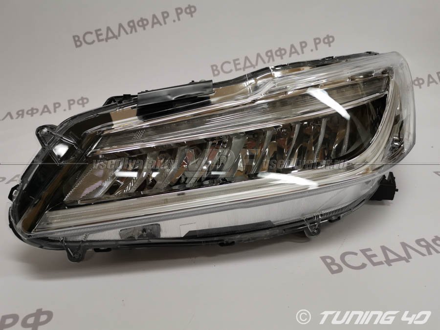 Уцененная фара для Honda Accord 9 (2015-) Левая, диодная.