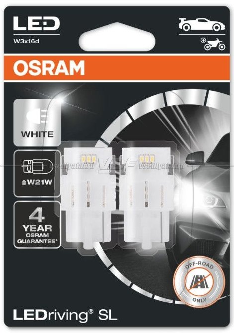 Светодиодные лампы OSRAM LEDRIVING W21W 12V 1,4W, 2шт, 7505DWP-02B