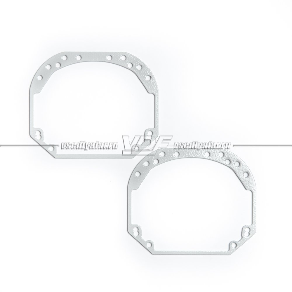 001 Переходная рамка Модуль Hella 3/3R Audi A6 C5, Audi A6 C6, Audi A8 D3 (2002-2010), BMW X5 E53 дорестайл и рестайлинг, BMW 5 E60 дорестайл (2003-2007), BMW 7 E65 (2001-2008), DAF XF105 (2006-2013) 