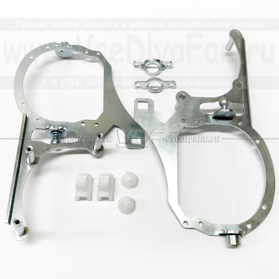 129 Переходная рамка Модуль Hella 3/3R BMW X3 F25 (2010-2013) (2 линзы в 1 фару)