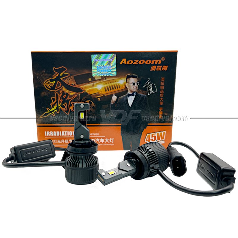 Светодиодные лампы Aozoom TJ 45W Цоколь H11 6000K 