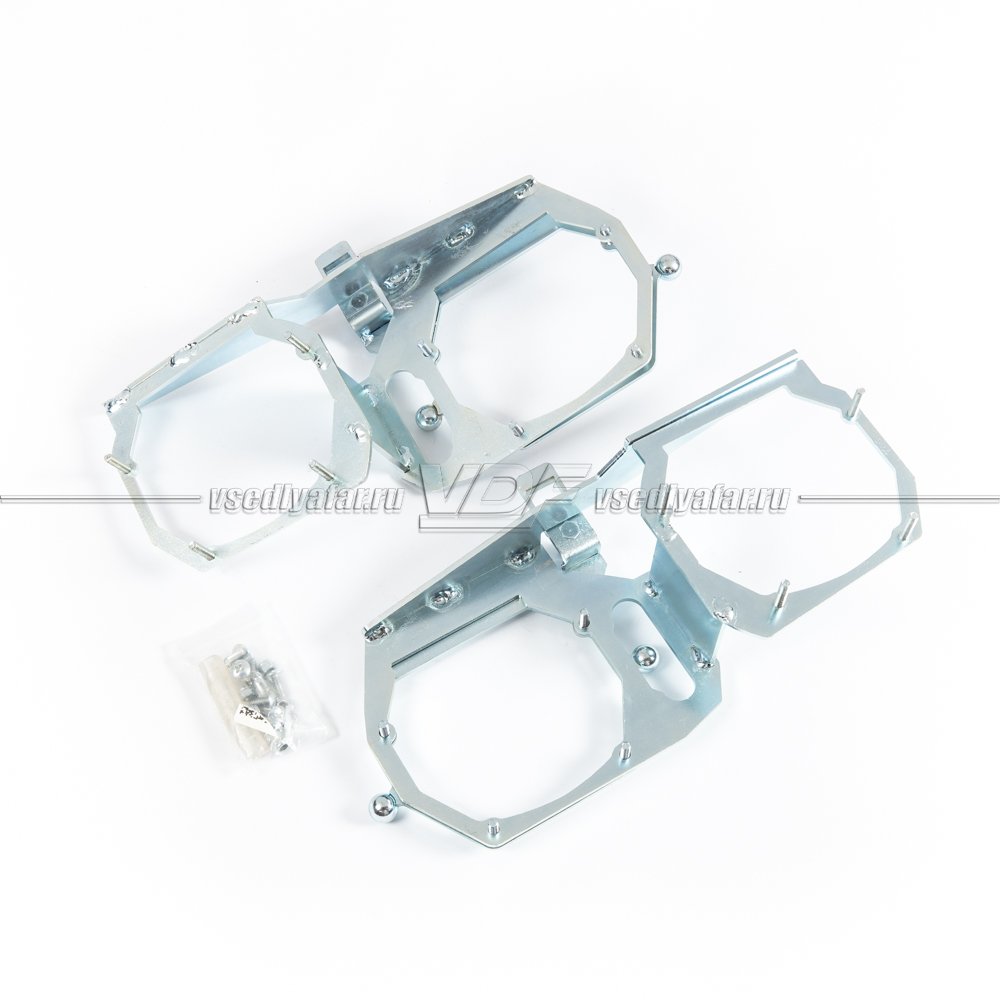 140U Переходная рамка Модуль Hella 3/3R BMW X3 (2014-2016) (2 линзы в 1 фару) усиленные