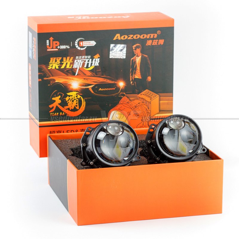 Светодиодные линзы Aozoom AAPD-0901 Bi-Led-laser (комплект 2 шт)