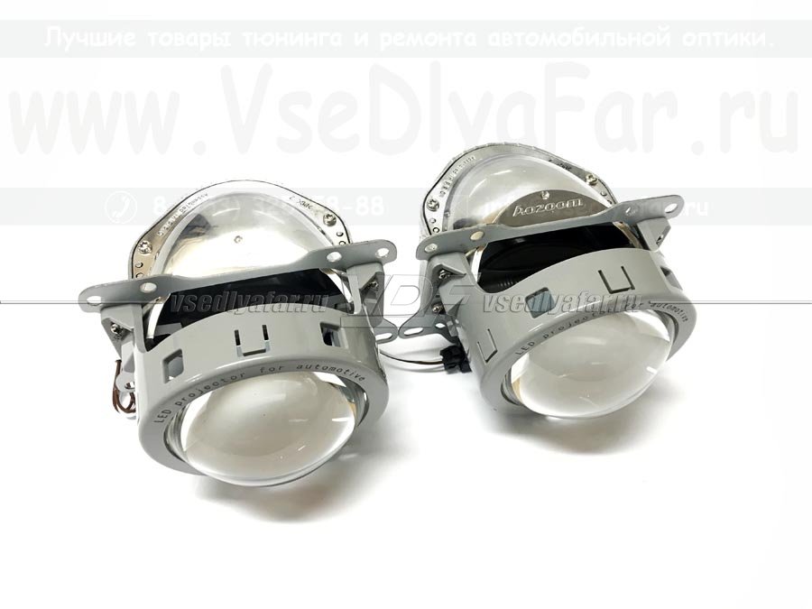 Светодиодные модули Aozoom A3 Bi-Led отдельный драйвер (комплект 2 шт)