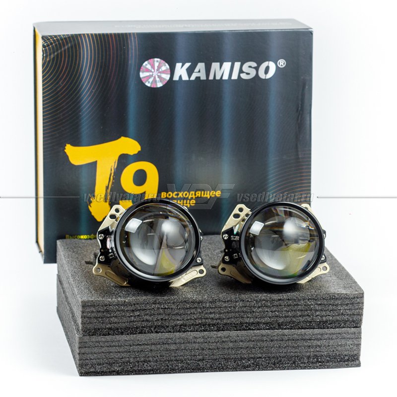 Светодиодные линзы Aozoom Kamiso T9 5500K Bi-Led (комплект 2 шт)