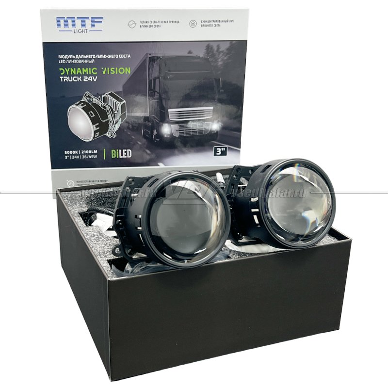 Светодиодные линзы MTF Light Dynamic Vision TRACK 3 5000K 24V Bi-Led (комплект 2 шт) HL45K50-24