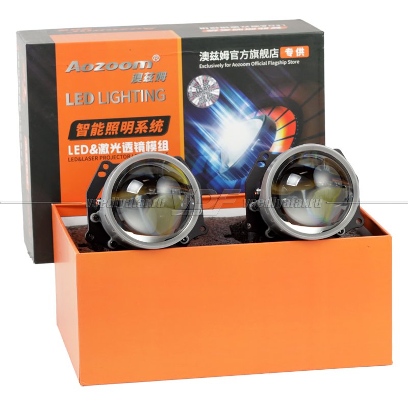 Светодиодные линзы Aozoom ALPD-1901 (Unicorn) Bi-Led (комплект 2 шт)
