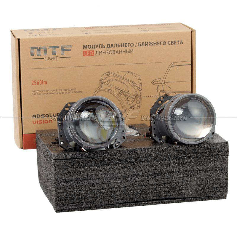 Светодиодные линзы MTF Light Absolute Vision 3 Bi-Led (комплект 2 шт) HL35K55