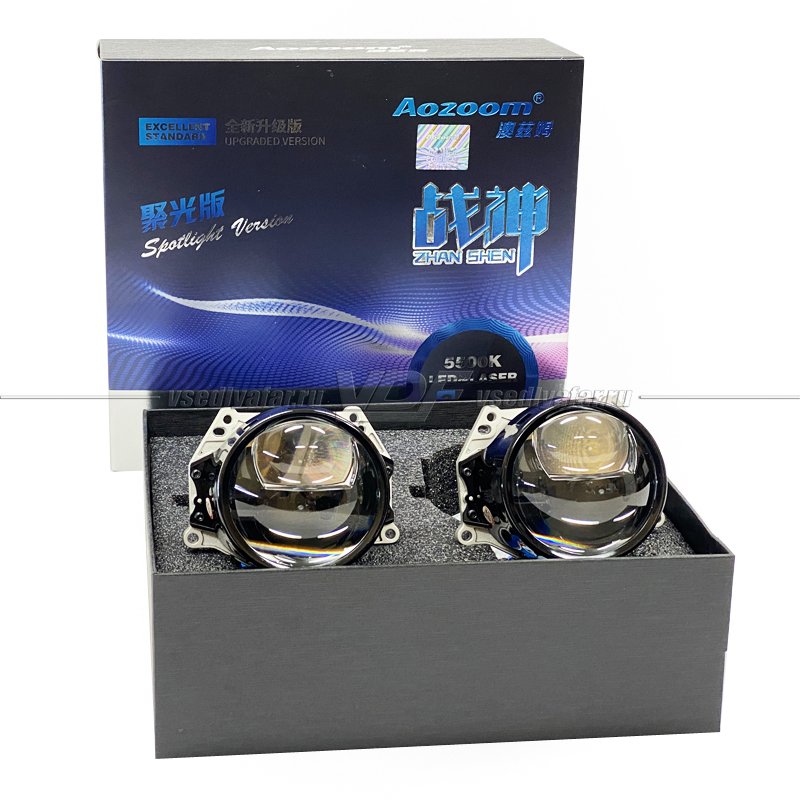 Светодиодные линзы Aozoom A22 (alpd-2502) 5500K Bi-Led (комплект 2 шт)