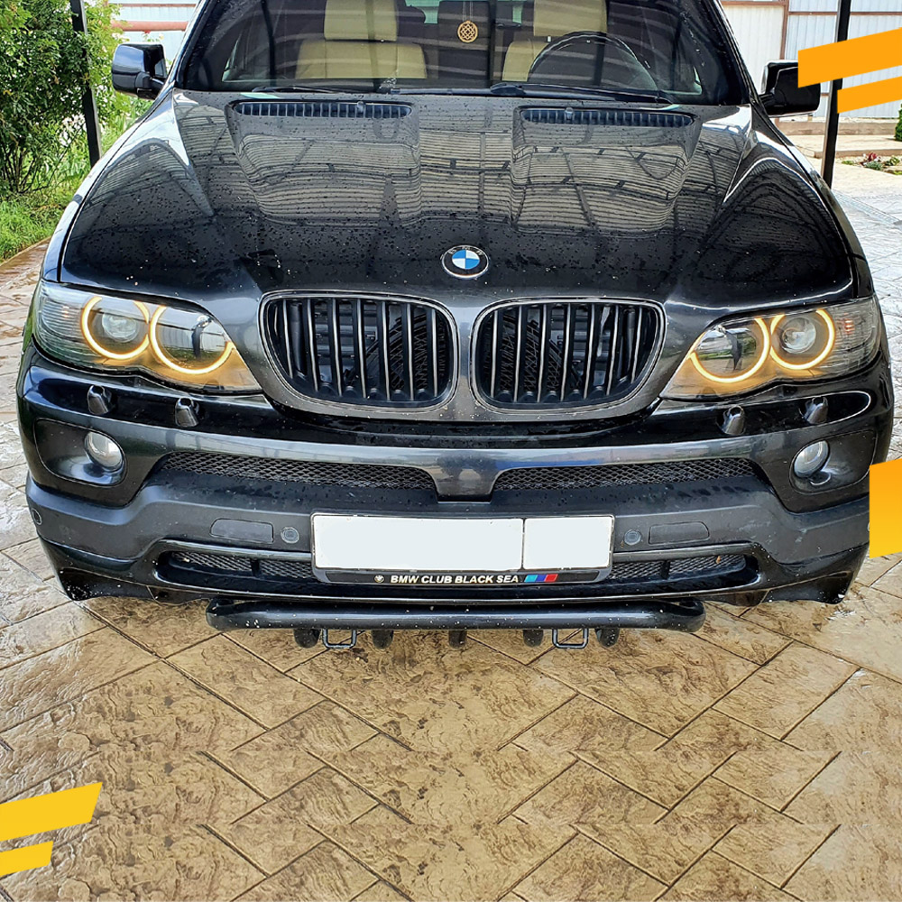 Светодиодные Ангельские глазки BMW X5 E53 2003-2006 Цвет: Теплый белый