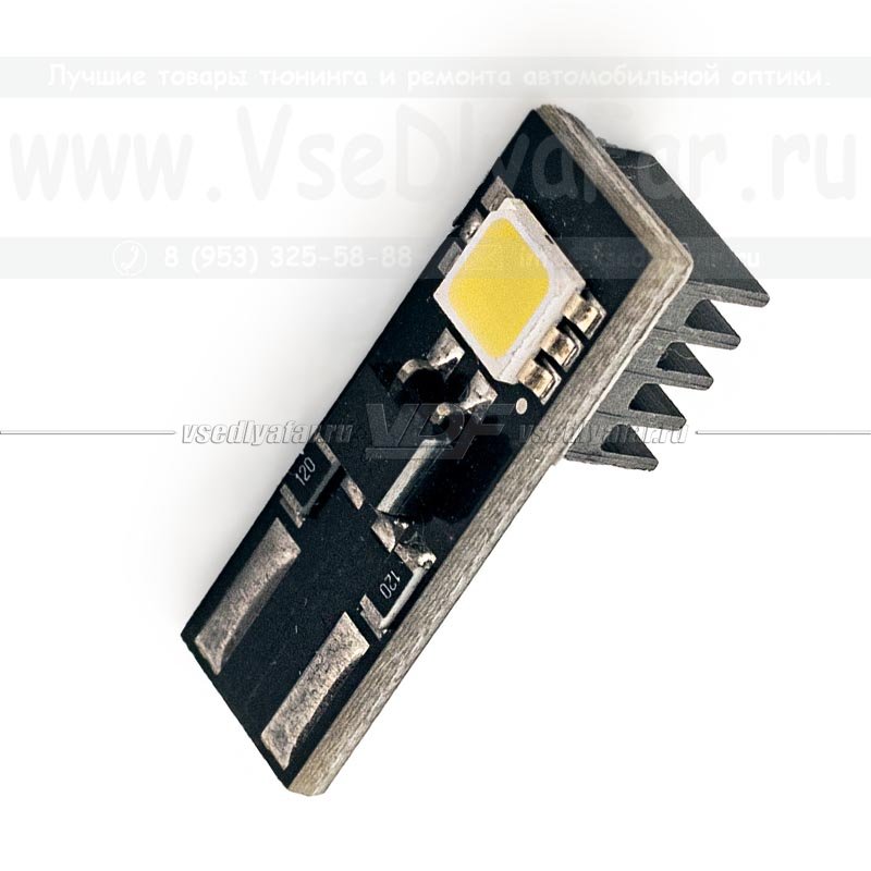 Светодиодная лампа WS-101 5000К W5W, 1х1Вт.
