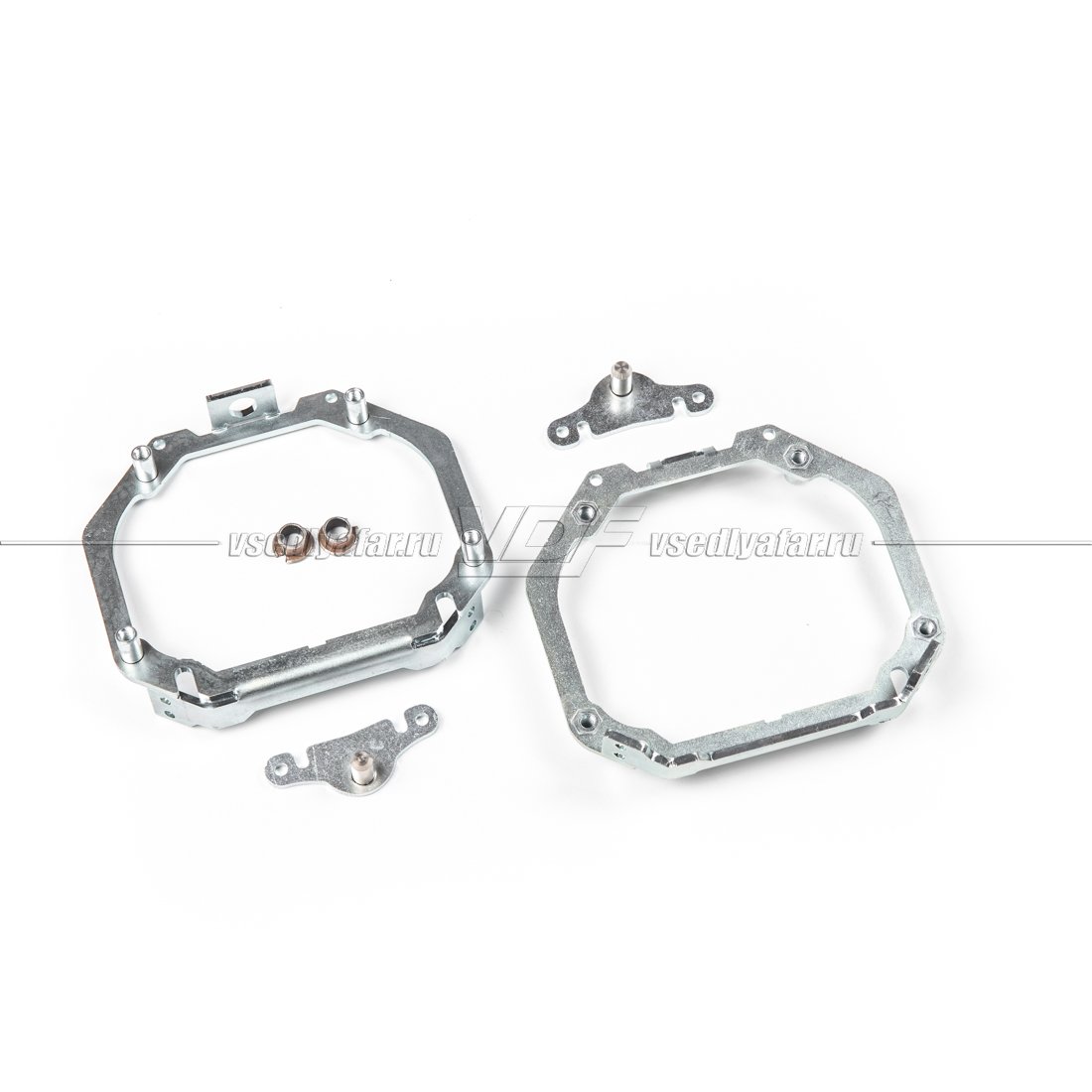 061 Переходная рамка Модуль Hella 3/3R Audi A6 2004-2010; Audi A8 2005-2009; BMW 5 E60 2003-2007; BMW X5 E53 2003-2006; Mercedes CLS W219 2004-2010; Mercedes ML W164 2008-2008; Range Rover Sport 2005-