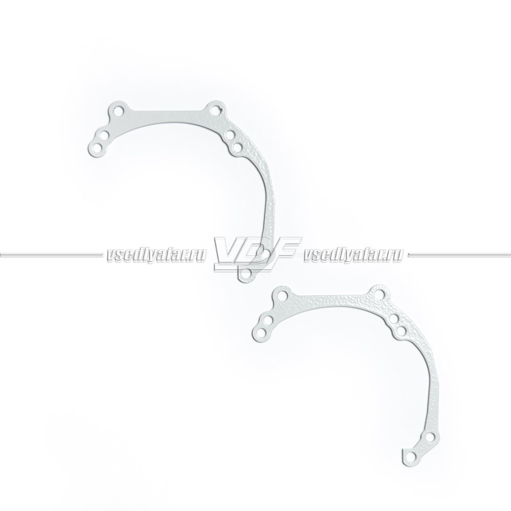 006 Переходная рамка Модуль Hella 3/3R Infiniti Q50 14-17; Lexus CT 11-17; Lexus ES VI 12-15; Mazda 6 12-15; Mitsubishi Pajero IV 14-20; Nissan Qashqai J11 13-19 Галоген;  Toyota Camry 09-17; Fortuner