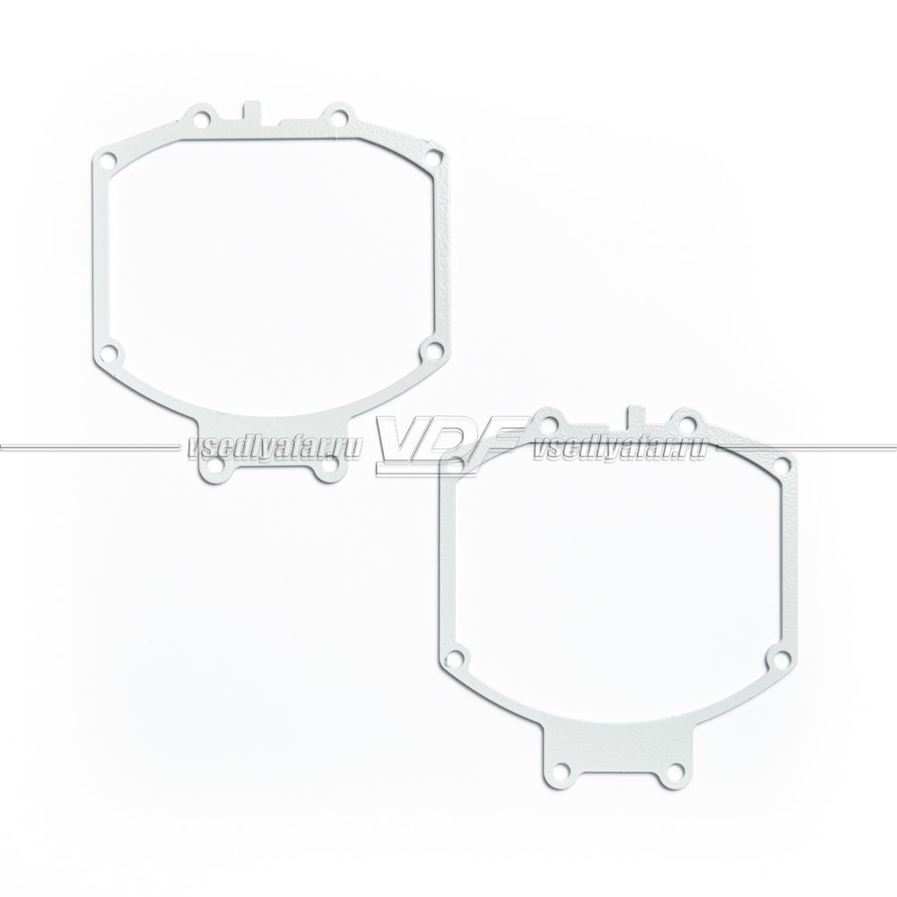 067 Переходные рамки Hella R Mitsubishi Pajero IV (06-14), Mazda 6 GH (2007-2012) галоген, Subaru Outback (2009-2015) галоген