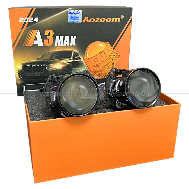 Светодиодные линзы Aozoom A3 MAX 2.5 12V 49/57W 4200/4600Lm