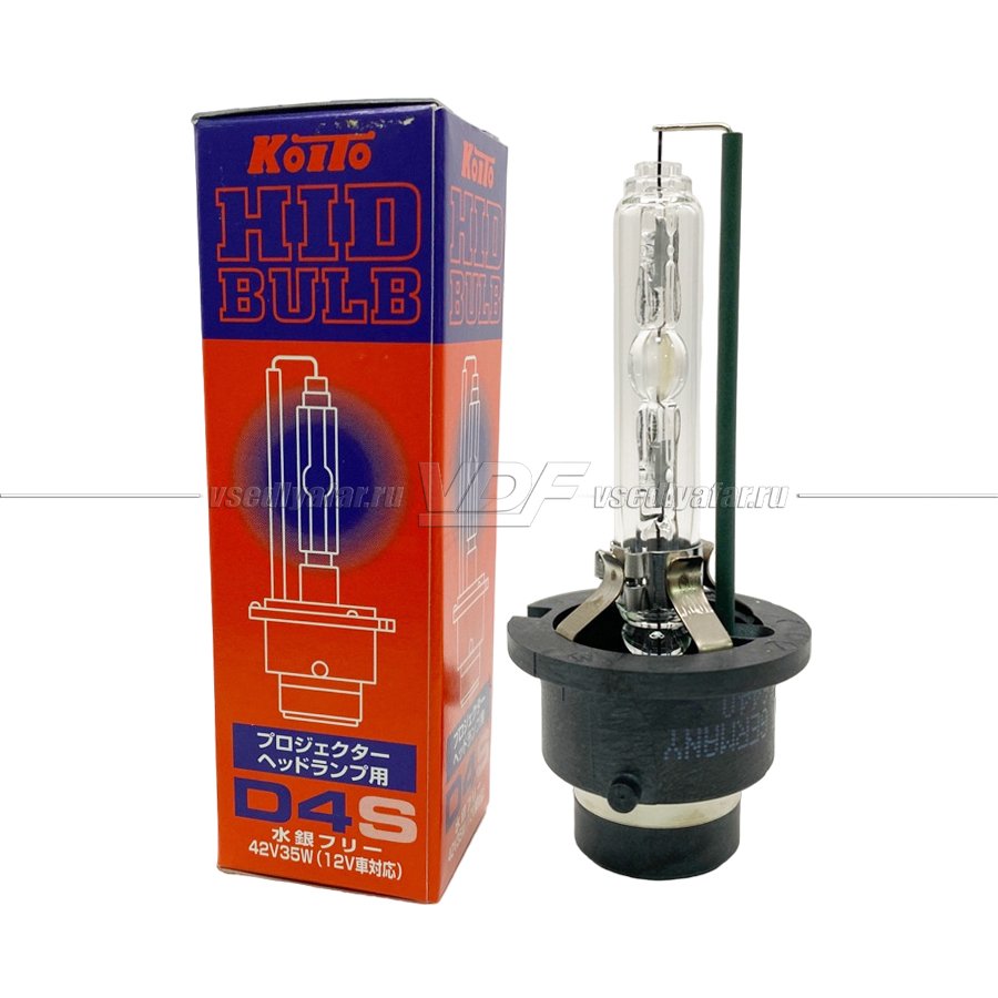 Ксеноновая лампа Koito D4S 4100K 12V (42V 35W)