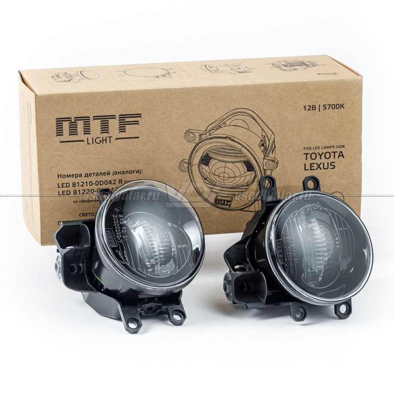 Светодиодные двухрежимные противотуманные фары MTF Toyota / Lexus FL10TD