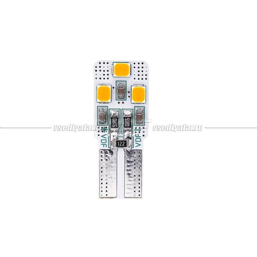 Светодиодные лампы VDF Light Foton W5W Янтарный