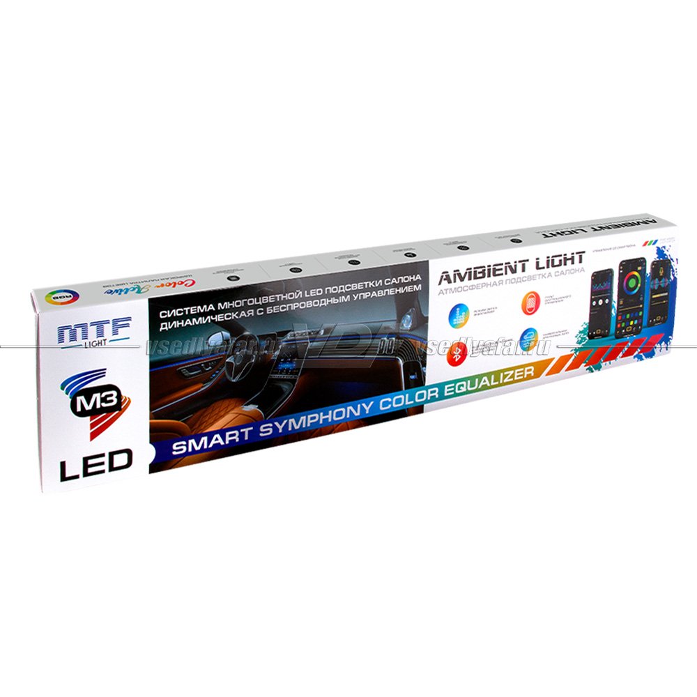 Подсветка салона MTF Light Ambient Light SMART SYMPHONY M3, 18 элементов, AL18C