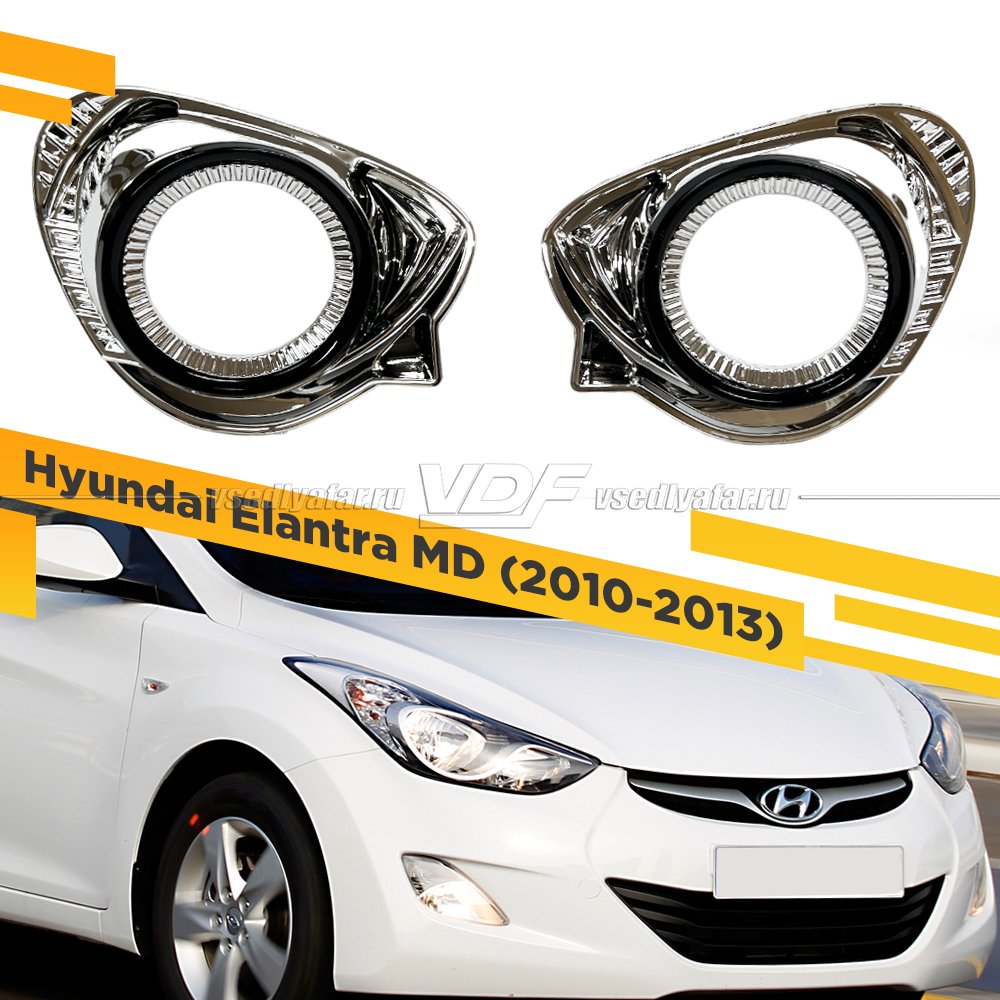 Комплект для установки линз в фары Hyundai Elantra 2010-2013