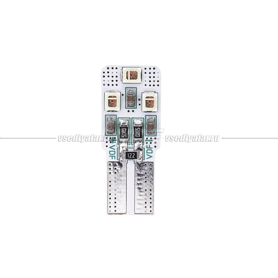 Светодиодные лампы VDF Light Foton W5W Красный