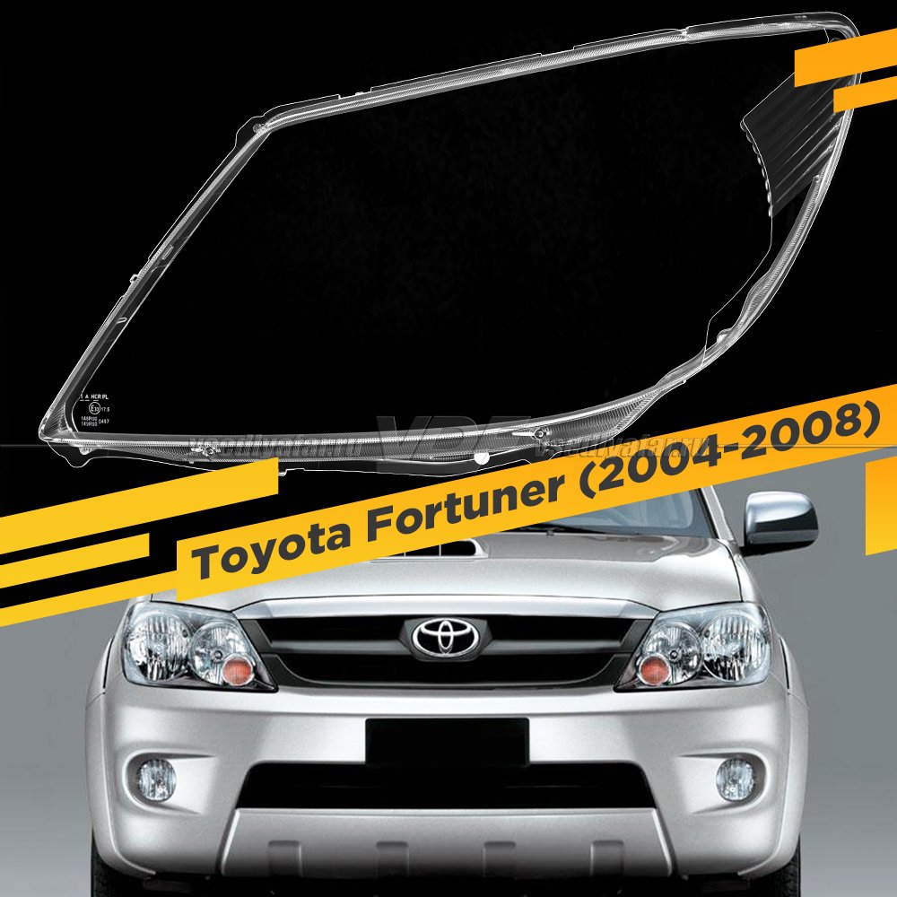 Стекло для фары Toyota Fortuner (2004-2008) Левое