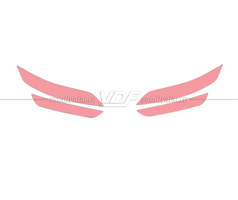 Плёнка для оклейки фар автомобиля Genesis GV60 (2023)