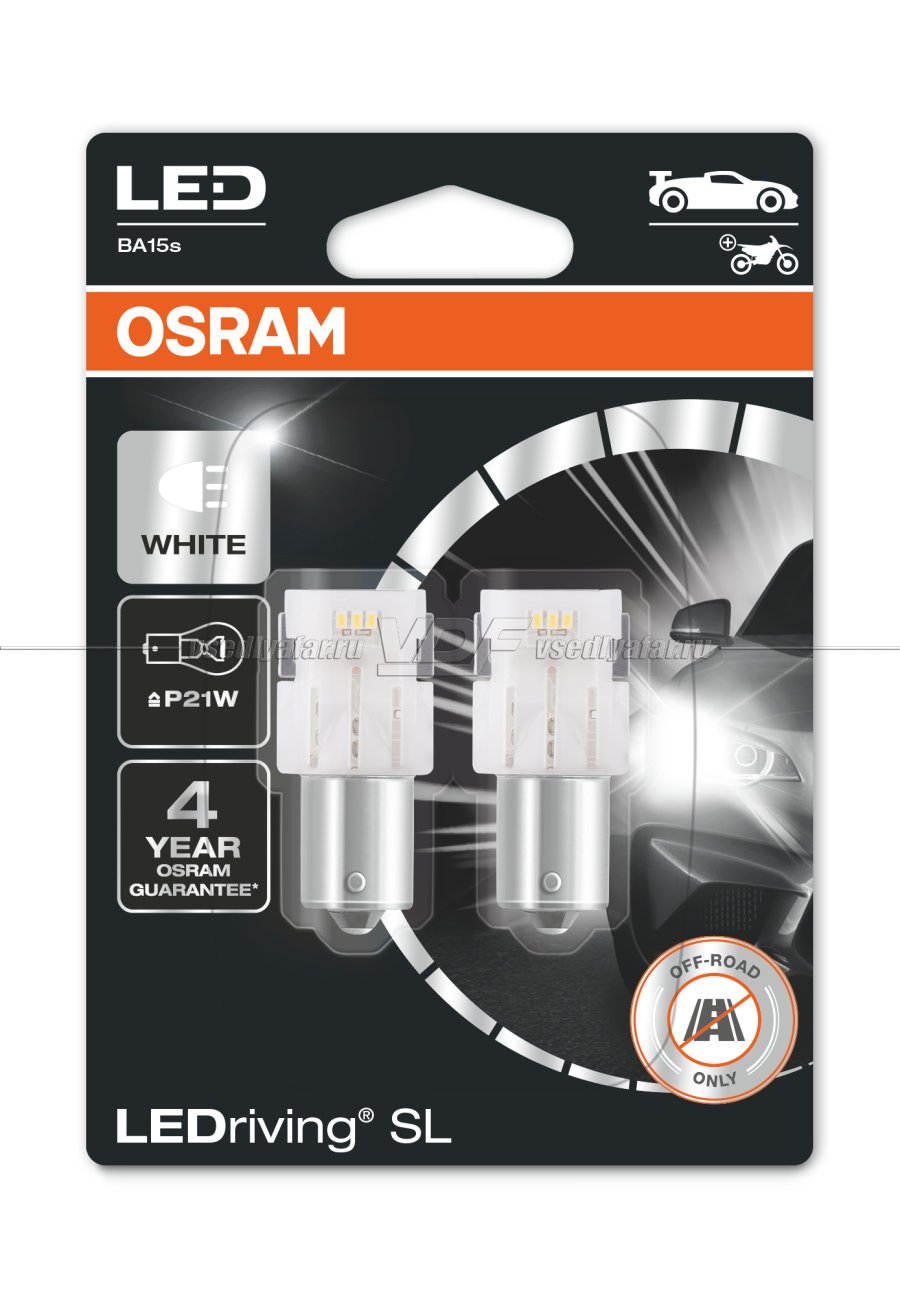 Светодиодные лампы OSRAM LEDRIVING P21W 12V 1,4W, 2шт, 7506DWP-02B