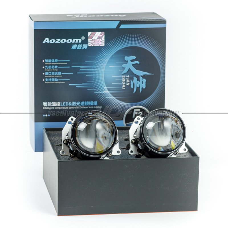 Светодиодные линзы Aozoom ALPD-02 Laser 2G 3,0 5000K Bi-Led (комплект 2 шт)