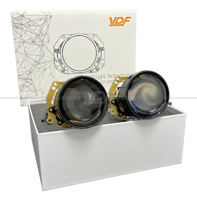 Светодиодные линзы  VDF F50 3.0 2024 5500K Bi-Led (комплект 2 шт)