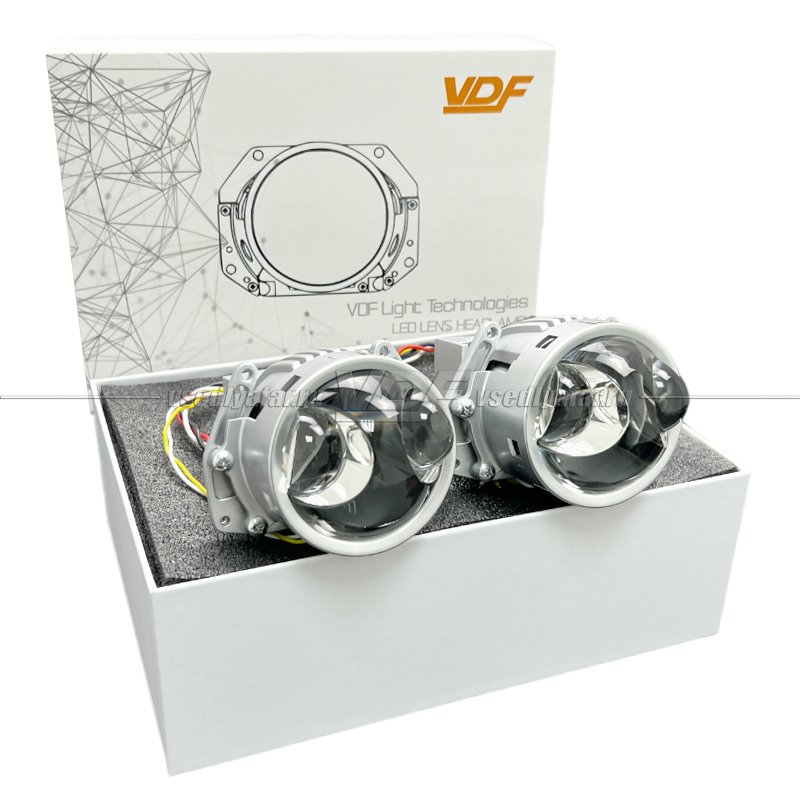 Светодиодные линзы  VDF LK2+ 3.0 5500K Bi-Led (комплект 2 шт)