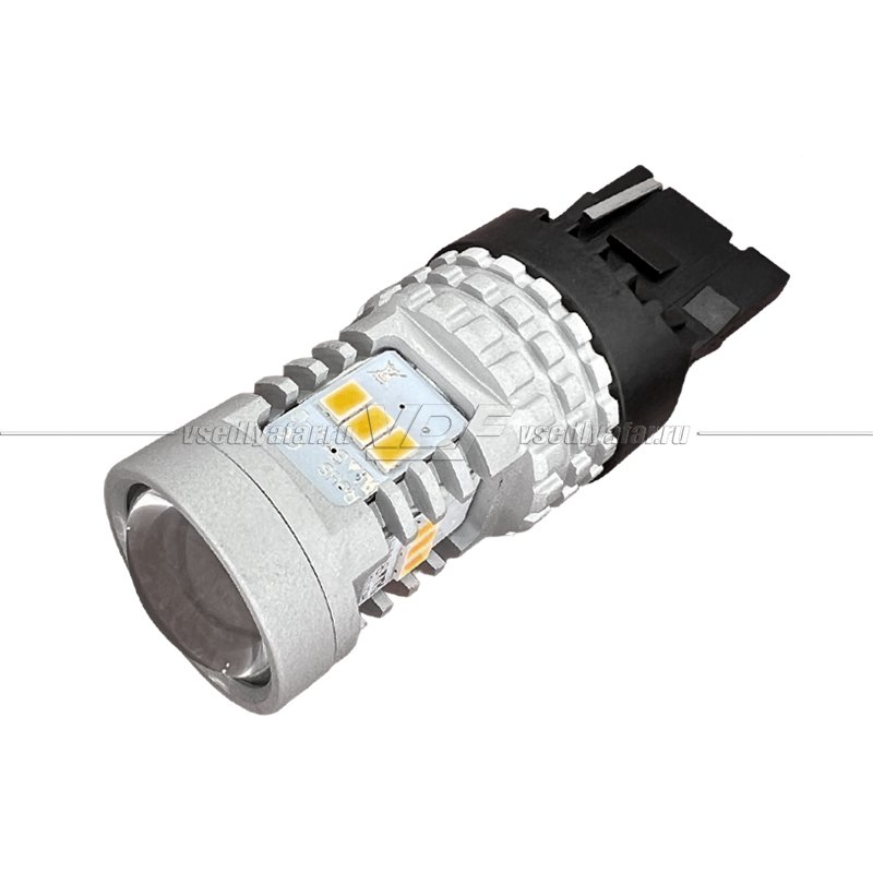 Светодиодная лампа 7440-3020-14SMD (оранжевый), 14W