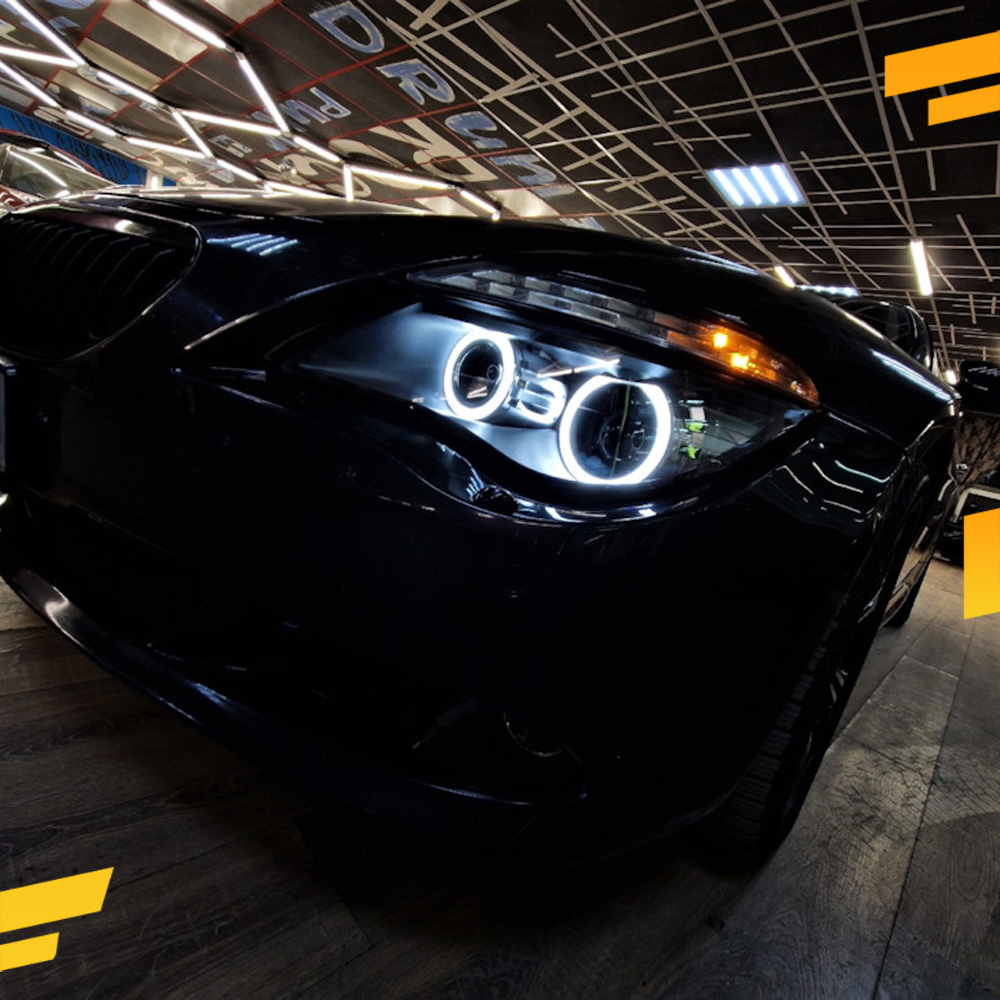 Светодиодные Ангельские глазки BMW 6 E63 2007-2010 Цвет: Белый