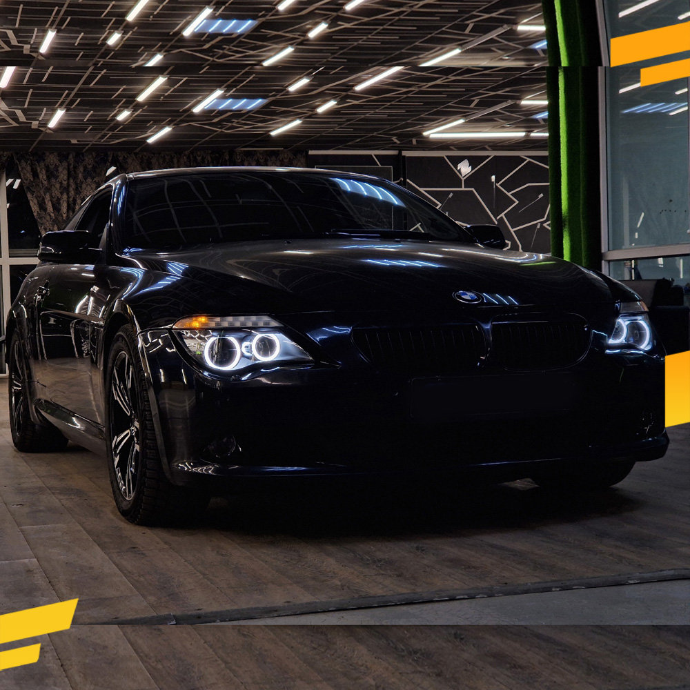 Светодиодные Ангельские глазки BMW 6 E63 2007-2010 Цвет: Белый