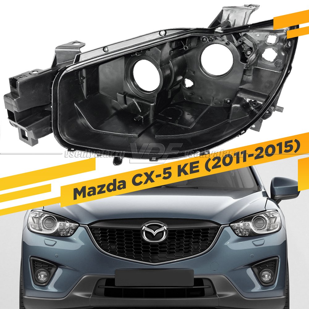 Корпус Левой фары для Mazda CX-5 (2011-2015) Галоген