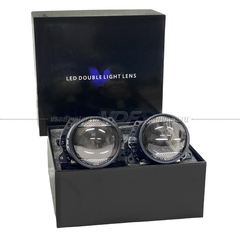 Светодиодные линзы Double Light MultiLED Universal 3.0 Bi-Led (комплект 2 шт)