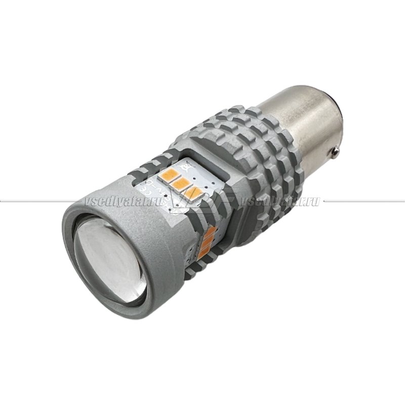 Светодиодная лампа 1156-3020-14SMD, 14W (оранжевый)