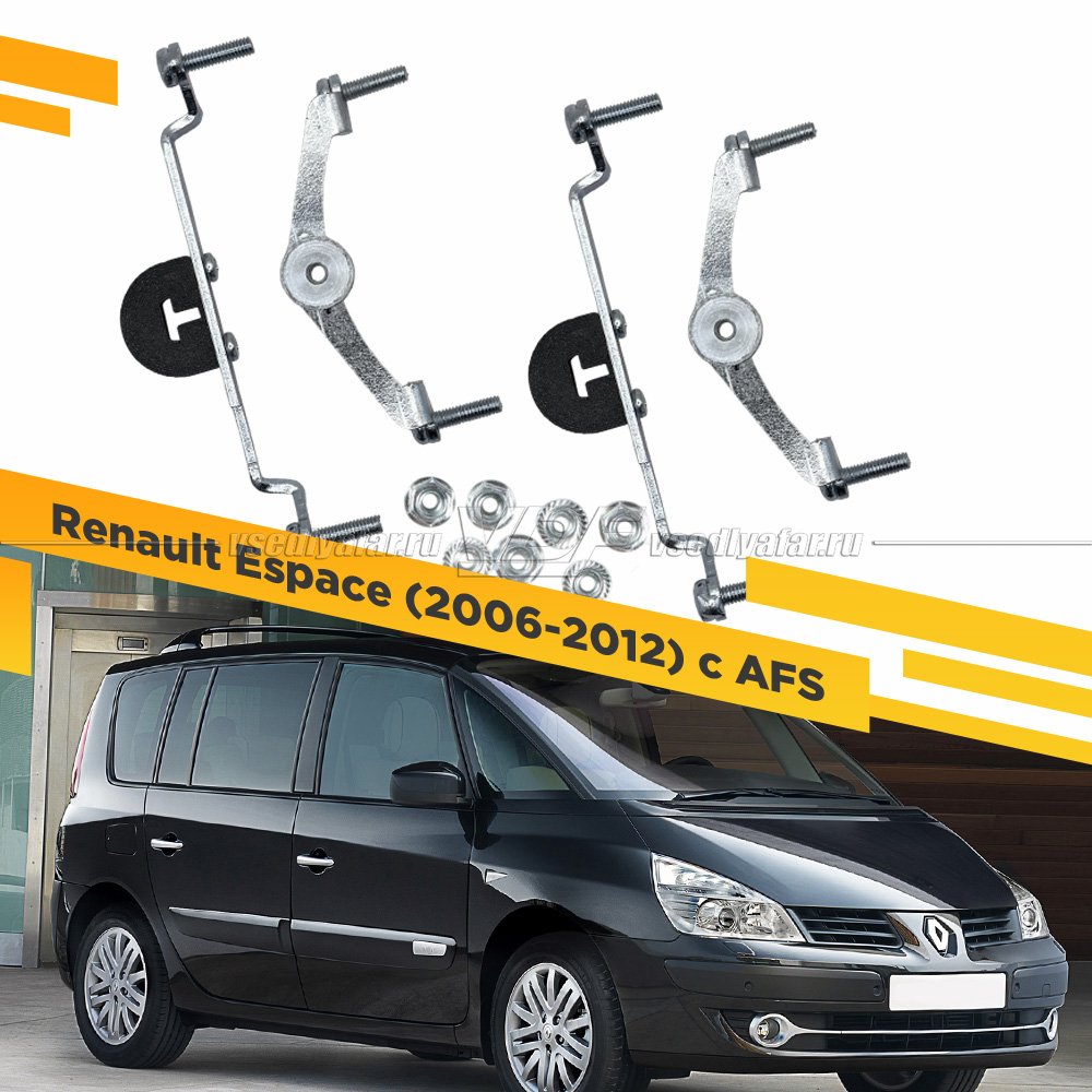 Рамки для замены линз в фарах Renault Espace 2006-2012 с AFS Раздельная