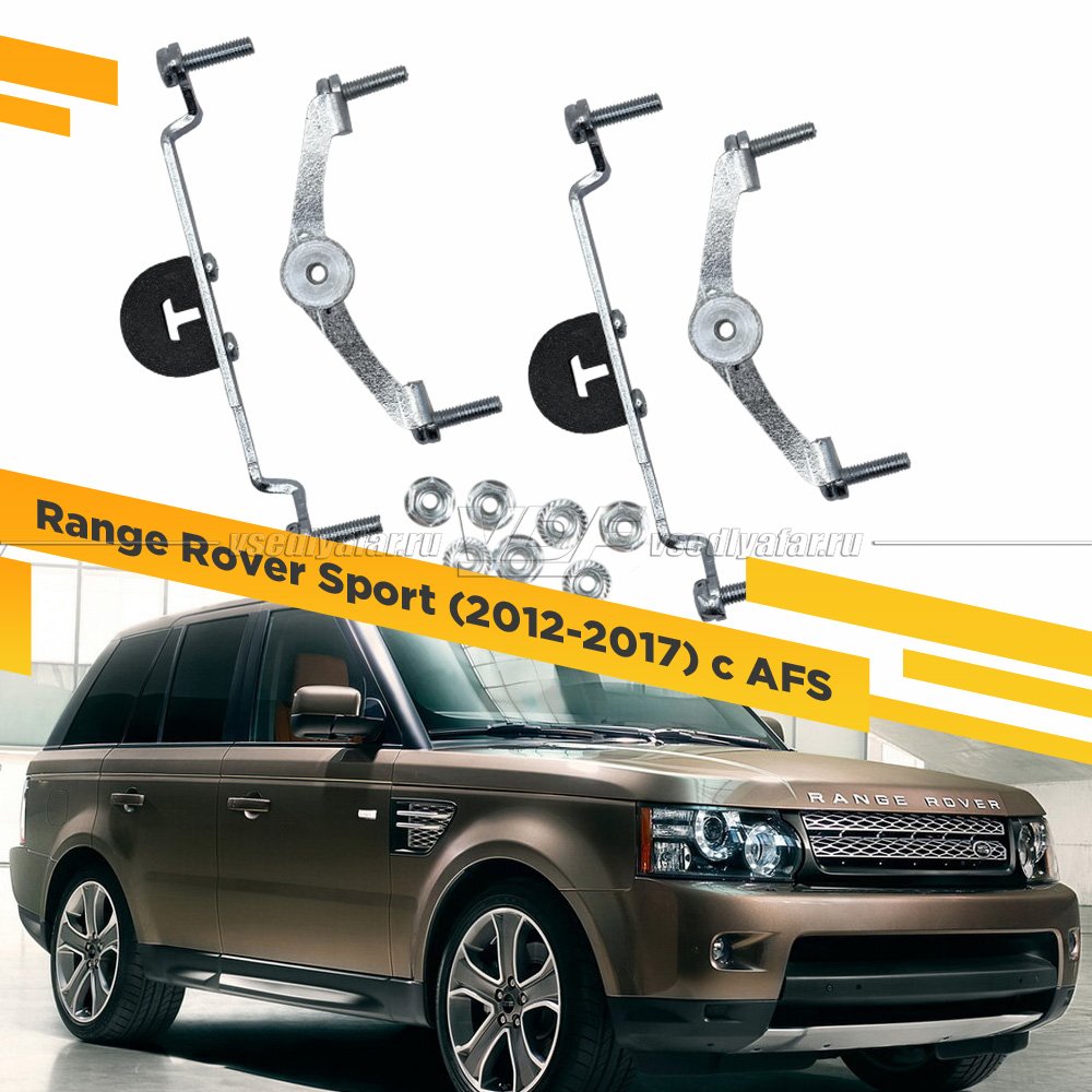 Рамки для замены линз в фарах Range Rover Sport 2009-2013 с AFS Раздельная