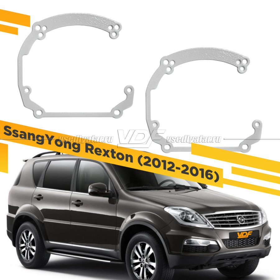 Рамки для замены линз в фарах SsangYong Rexton 2012-2016