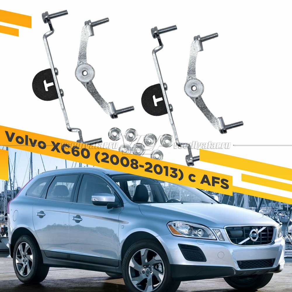 Рамки для замены линз в фарах Volvo XC60 2008-2013 с AFS Раздельная