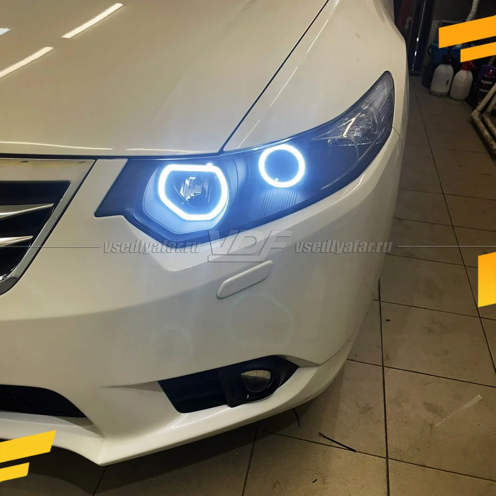 Светодиодные Ангельские глазки Honda Accord 2008-2011 Цвет: Белый