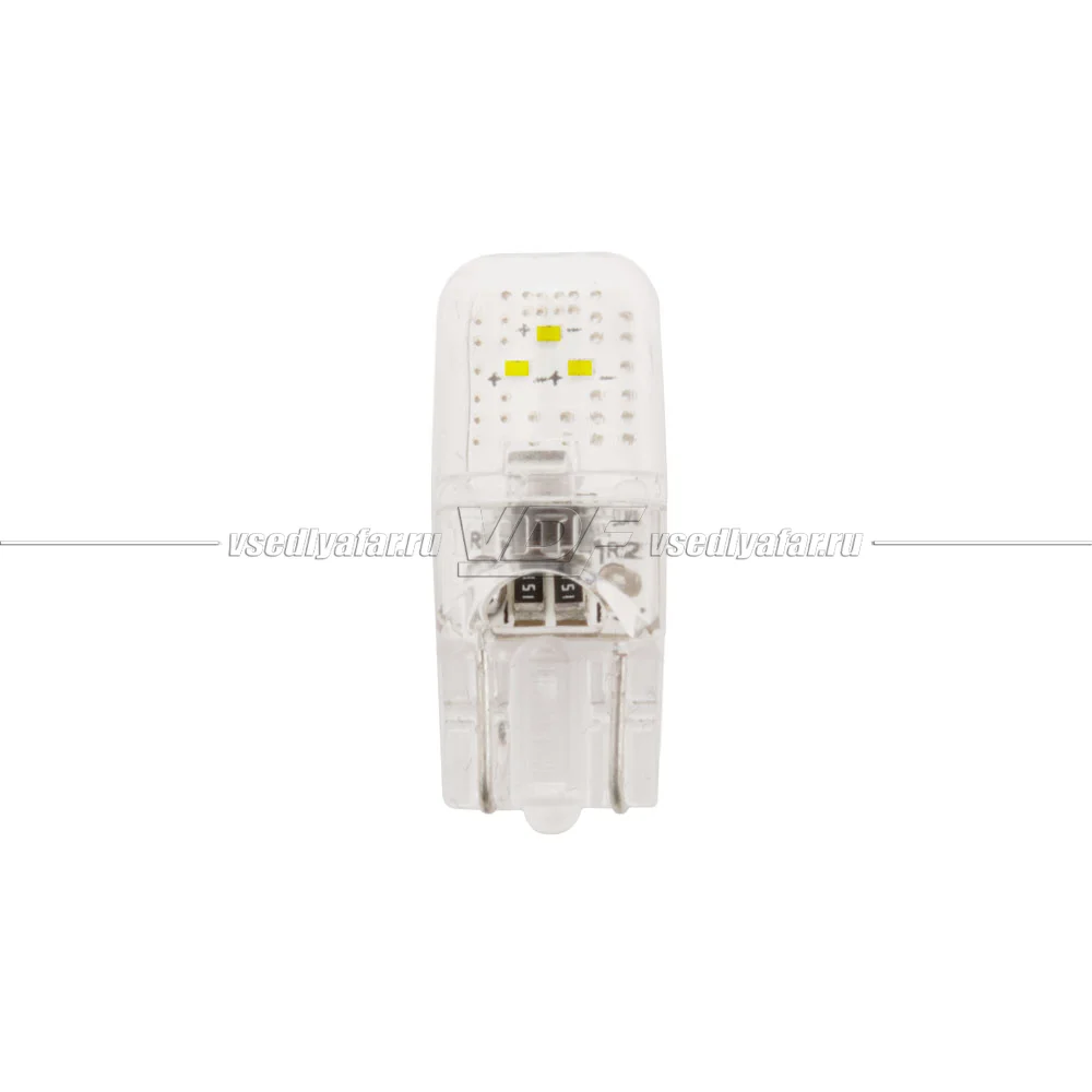 Светодиодные лампы MTF Light VEGA T10 W5W 5000K 12V-1W  2шт, W5W50GA
