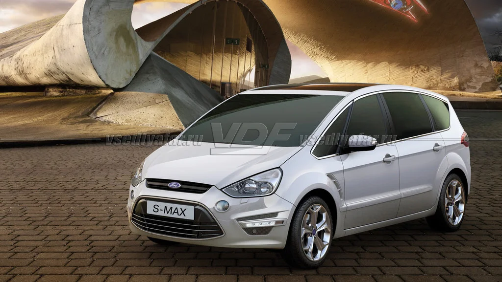 Стекло для фары Ford S-MAX (2006-2015) Левое
