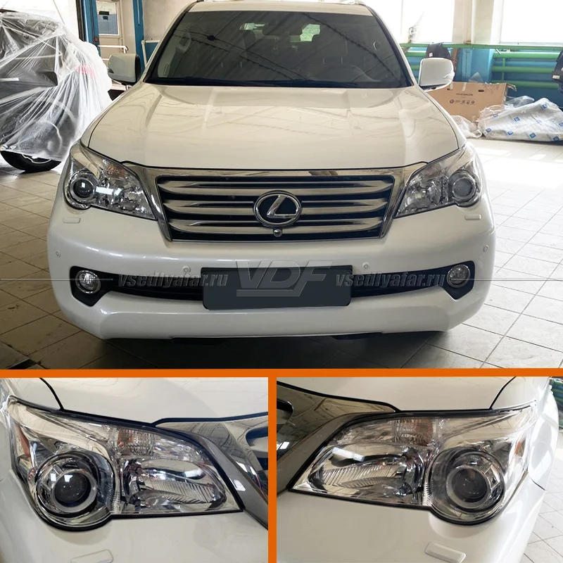 Стекло для фары Lexus GX460 (2009-2013) Левое