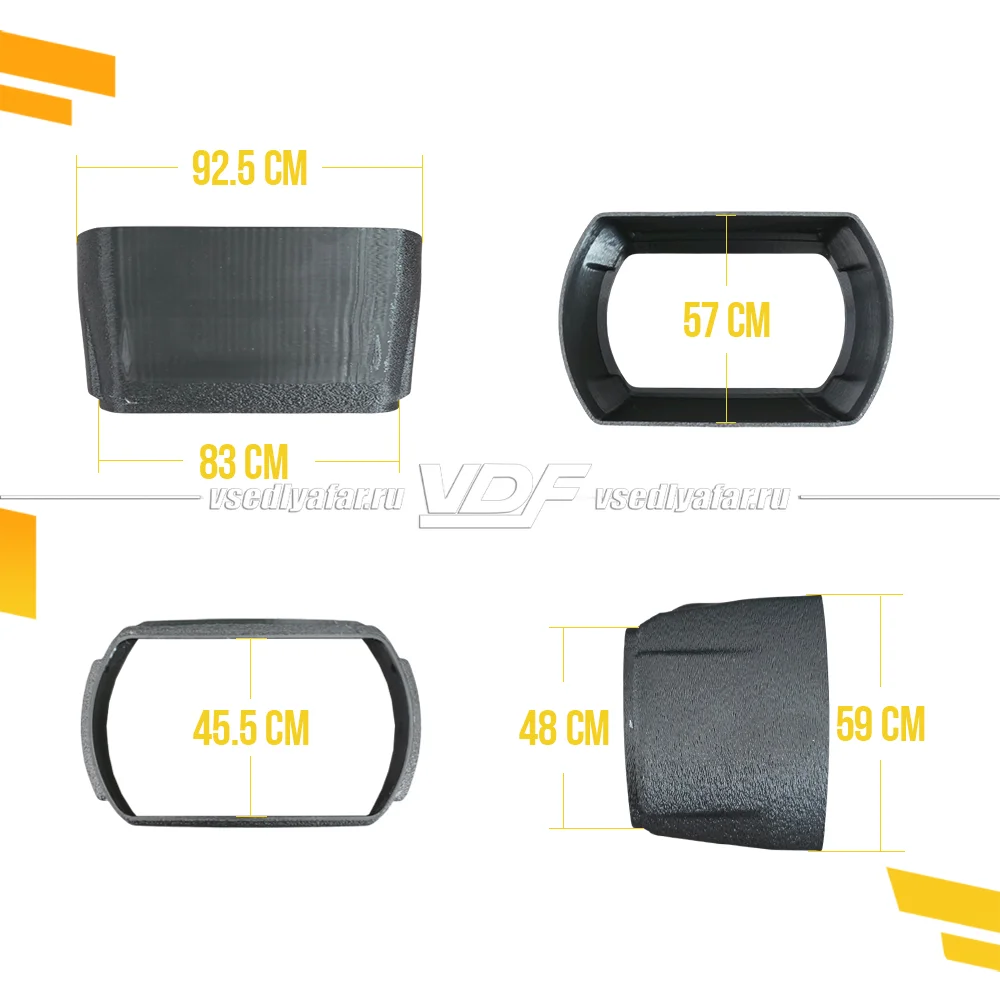 Комплект масок для модулей Aozoom DLPD-11 Bi-Led (комплект 2 шт)