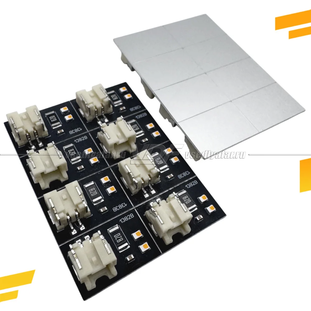 Комплект плат маркера BMW X6 E71 2012-2014 Adaptive LED Цвет: Янтарный