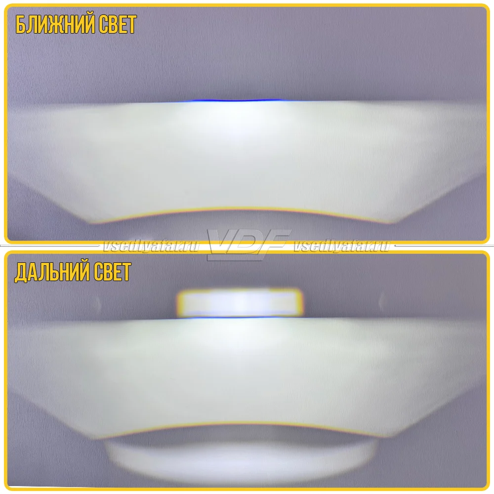 Светодиодные линзы MTF Light Constructor Double Beam Ближний-Дальний, СТГ Прямая.