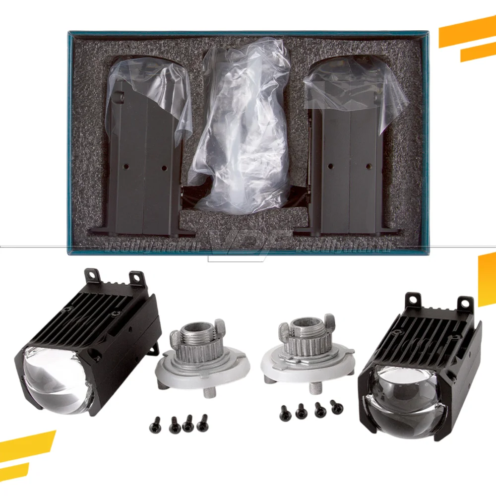 Светодиодные линзы MTF Light Constructor Double Beam Ближний-Дальний, СТГ Прямая.